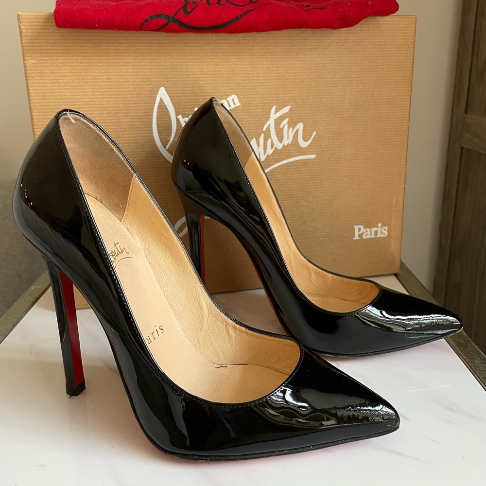 Christian Louboutin Black Pumps. Barely worn